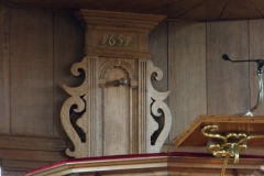 Detail preekstoel