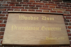 Opschrift Woudse dom